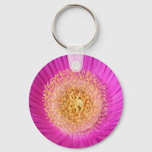 Chaveiro cor-de-rosa da flor