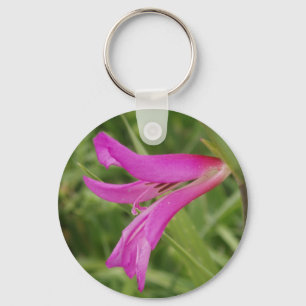 Chaveiro cor-de-rosa da flor