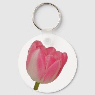 Chaveiro cor-de-rosa da tulipa
