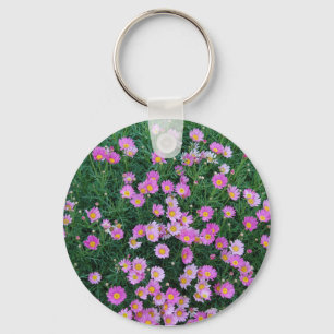 Chaveiro cor-de-rosa do campo de flor