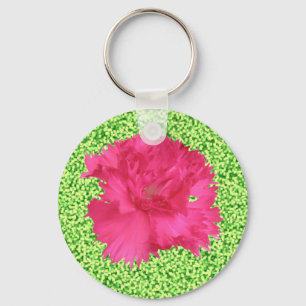 Chaveiro cor-de-rosa do cravo