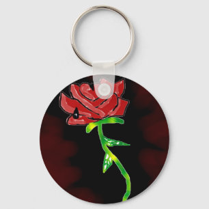 Chaveiro cor-de-rosa gótico