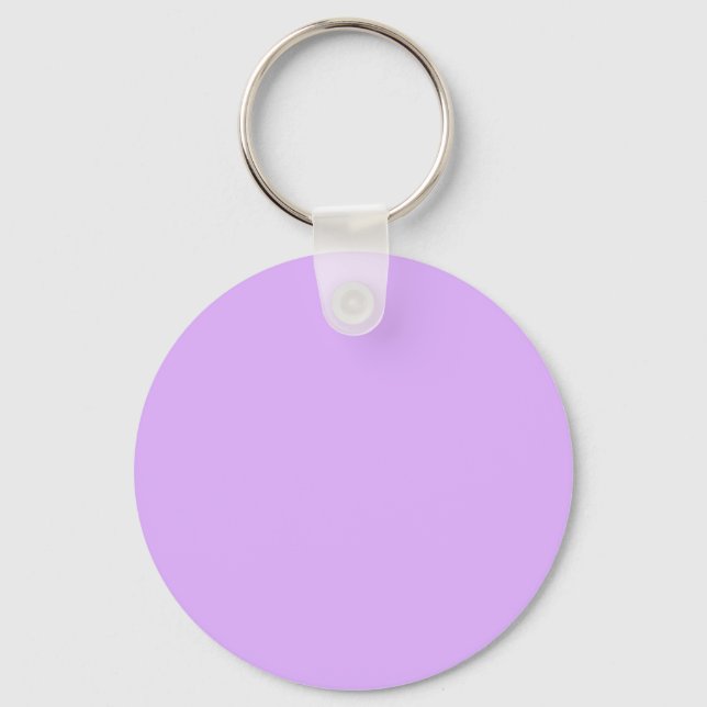 Chaveiro Cor E0B0FF Roxo Mauve - Opção para Adicionar Nome (Frente)