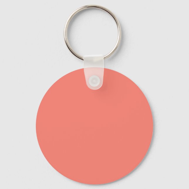 Chaveiro Cor FA8072 rosa salmão com a opção Adicionar seu n (Frente)