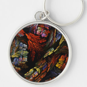 Chaveiro Cor Harmonia Abstrato, Arte Pequena