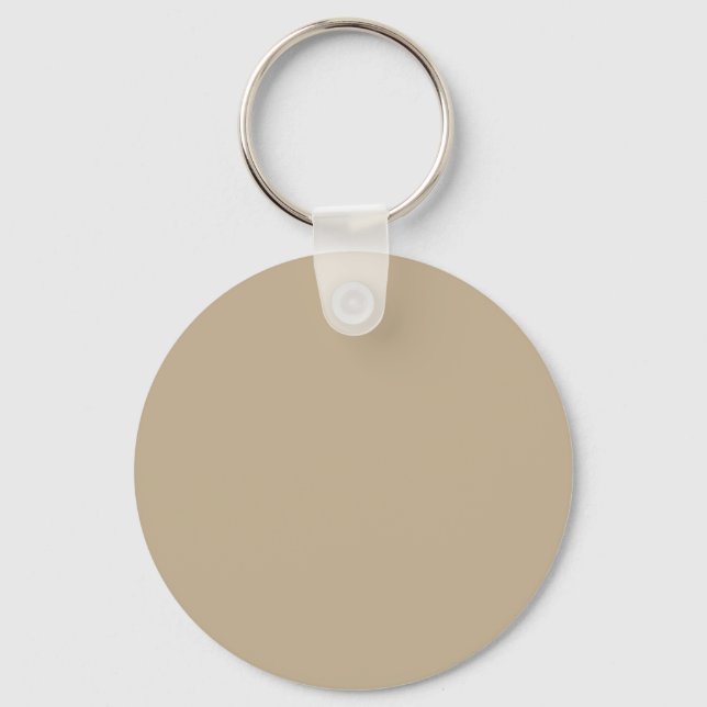 Chaveiro Cor Khaki C3B091 Escuro - Opção para Adicionar Nom (Frente)