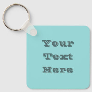 Chaveiro Cor Sólida da Estação Primavera Verde do Shell Azu