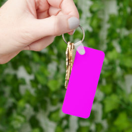 Chaveiro Cor Sólida Fuchsia | Elegante Clássico