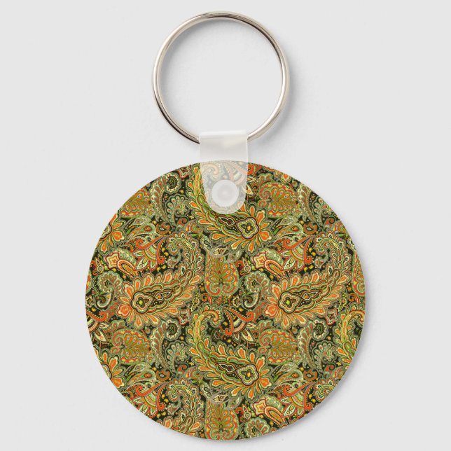 Chaveiro Cor Verde e Amarelo (Frente)