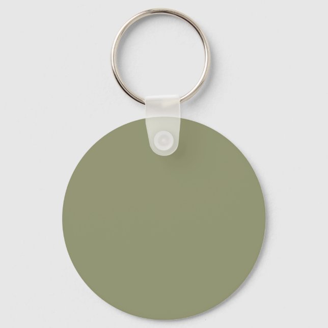 Chaveiro Cor verde escuro 91946E - Opção para adicionar nom (Frente)