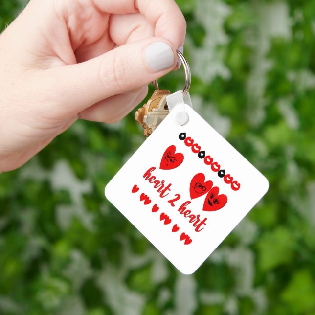 Chaveiro Coração a Coração (Mão)