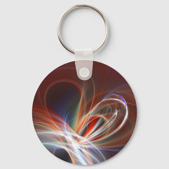 Chaveiro coração a fogo (Frente)