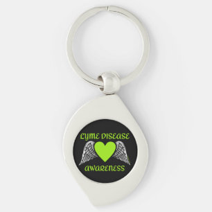 Chaveiro Coração/Asas...Lyme