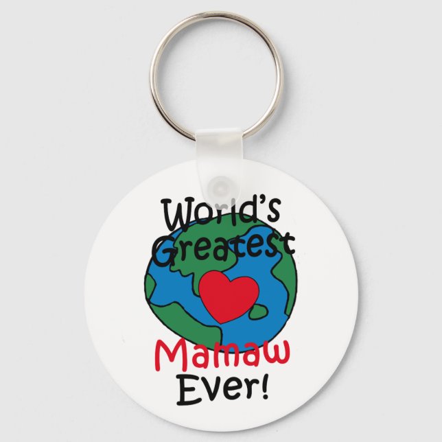 Chaveiro Coração da Melhor Mamãe do Mundo (Frente)