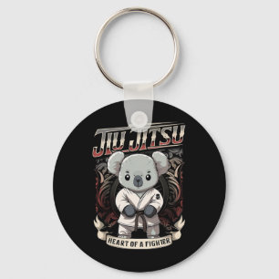 Chaveiro Coração de Lutador Bjj - Jiu Jitsu Byby Koala