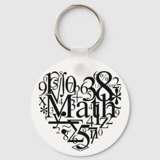 Chaveiro Coração de Matemática