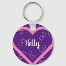 Chaveiro Coração de Nome Personalizado