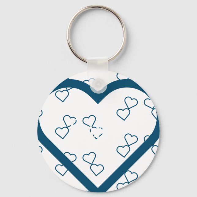 Chaveiro Coração de Nome Personalizado (Frente)