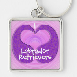 Chaveiro Coração de Placa do Teardrop Roxo