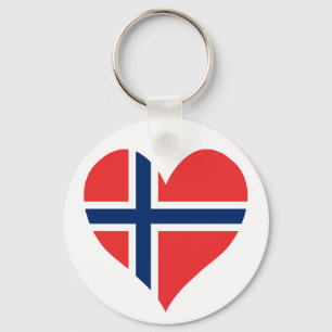Chaveiro Coração de Sinalizador Norueguês