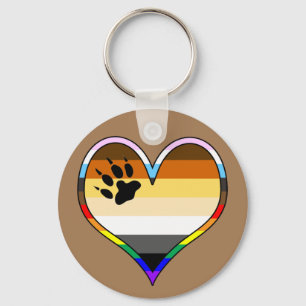 Chaveiro Coração do Orgulho Urso