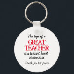 Chaveiro CORAÇÃO DO SERVIDOR DO PROFESSOR DE excelentes | E<br><div class="desc">Este é um Chaveiro PROFESSOR na moda com uma citação inspiracional, que diz O SINAL DE UM PROFESSOR DE EXCELENTES É UM CORAÇÃO DE SERVIDOR, baseado no verso das Escrituras de Bíblia de Matthew 20:26 mais texto adicional na parte inferior que diz OBRIGADO (mais o nome do marcador de posição)....</div>