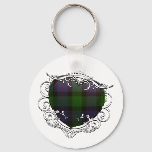 Chaveiro Coração do Tartan de Blair