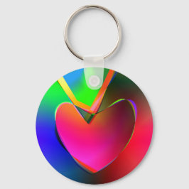 Chaveiro Coração em uma Corda