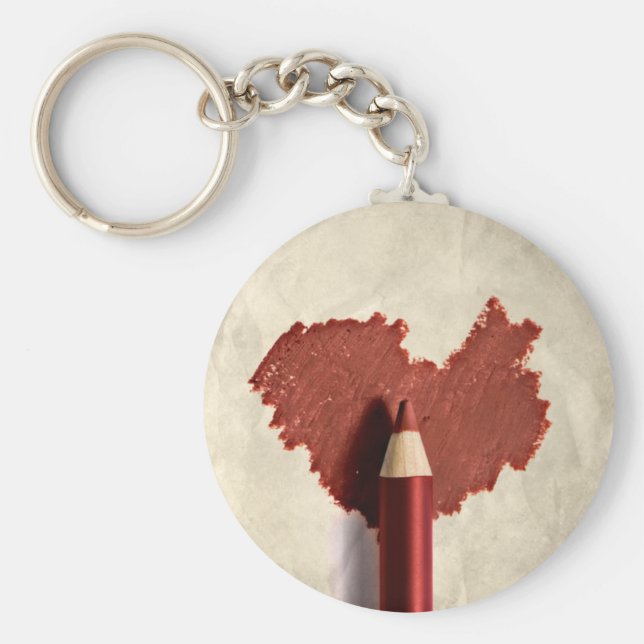 Chaveiro Coração Escrevado (Frente)