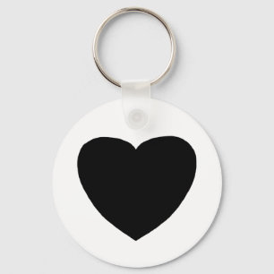 Chaveiro Coração Forma Livre 4 Preto O MUSEUM Zazzle Oferec