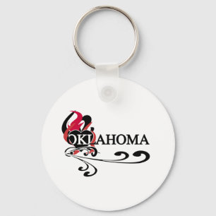 Chaveiro Coração Oklahoma do fogo