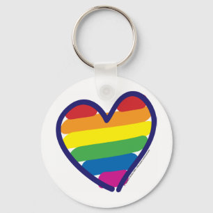 Chaveiro Coração Orgulho gay
