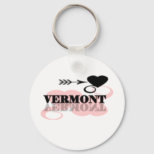 Chaveiro Coração Rosa Vermont