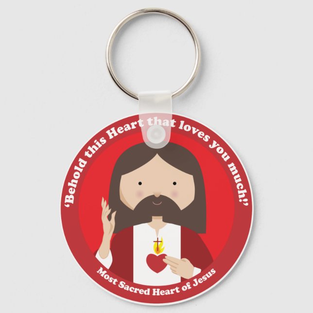 Chaveiro Coração Sagrado de Jesus (Frente)