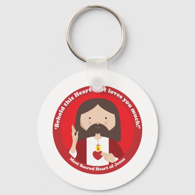 Chaveiro Coração Sagrado de Jesus (Frente)