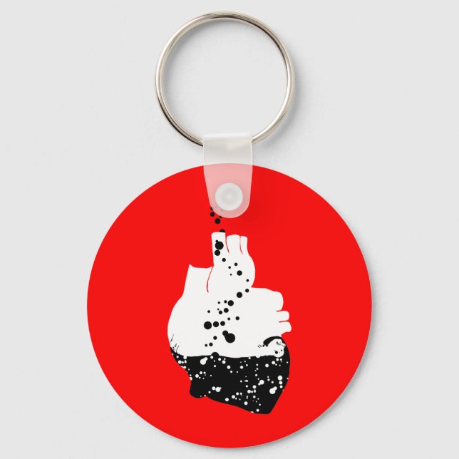 Chaveiro coração tóxico (Frente)