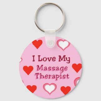 Chaveiro Corações: Ame Meu Terapista De Massagem