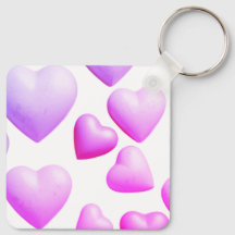 Corações Cheios de Amor Verdadeiro Fundo Branco