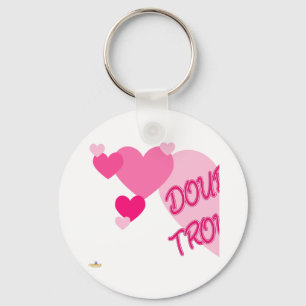 Chaveiro Corações Cor-de-Rosa Duplo Problemas Parte 1