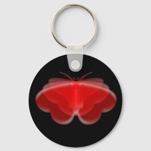 Chaveiro Corações de Borboleta Chave