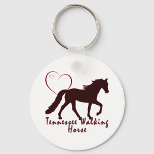 Chaveiro Corações de passeio do cavalo de Tennessee
