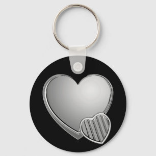 Chaveiro Corações do cromo