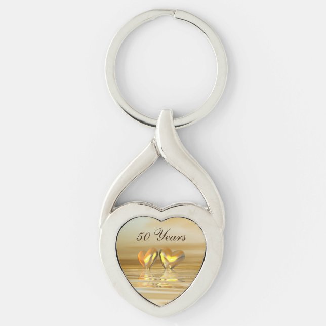 Chaveiro Corações do ouro (Frente)