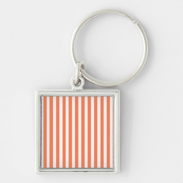 Chaveiro Coral Modern Stripes (Frente)