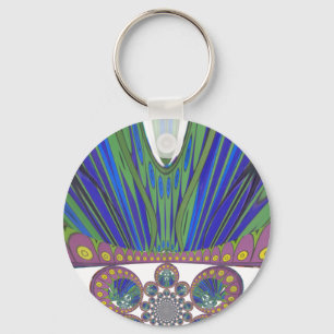Chaveiro Corantes design modernos do padrão decorativo afri