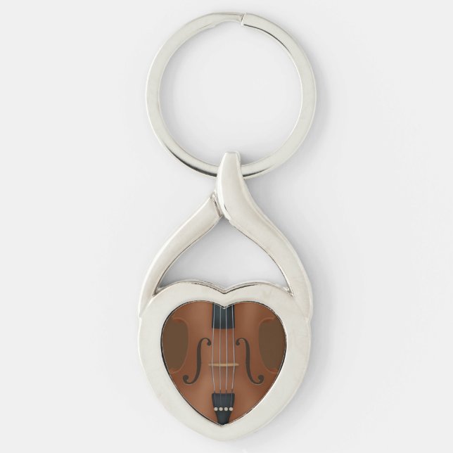 Chaveiro Corda Musical Cello Violin Viola (Frente)