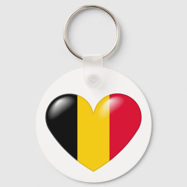 Chaveiro Cordilheira Belga - Coeur belge (Frente)