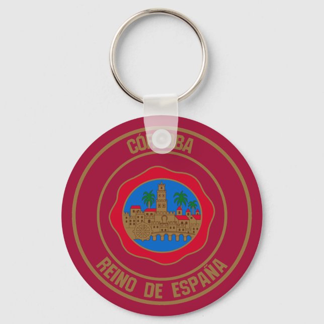 Chaveiro Córdoba Round Emblem (Frente)