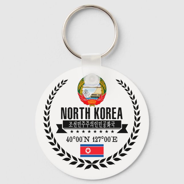Chaveiro Coreia do Norte (Frente)