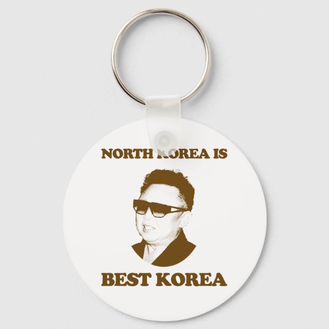 Chaveiro Coreia do Norte é a melhor Coreia (Frente)